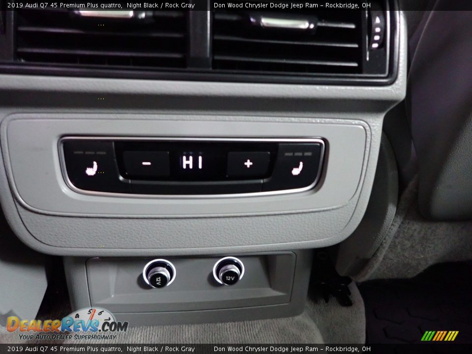 2019 Audi Q7 45 Premium Plus quattro Night Black / Rock Gray Photo #29