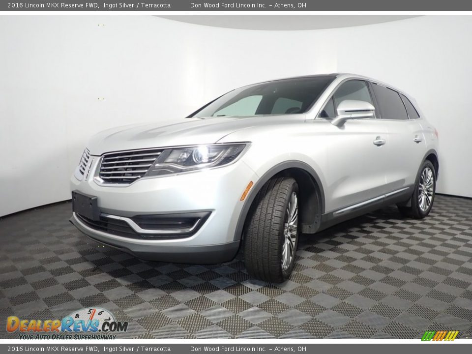 2016 Lincoln MKX Reserve FWD Ingot Silver / Terracotta Photo #10