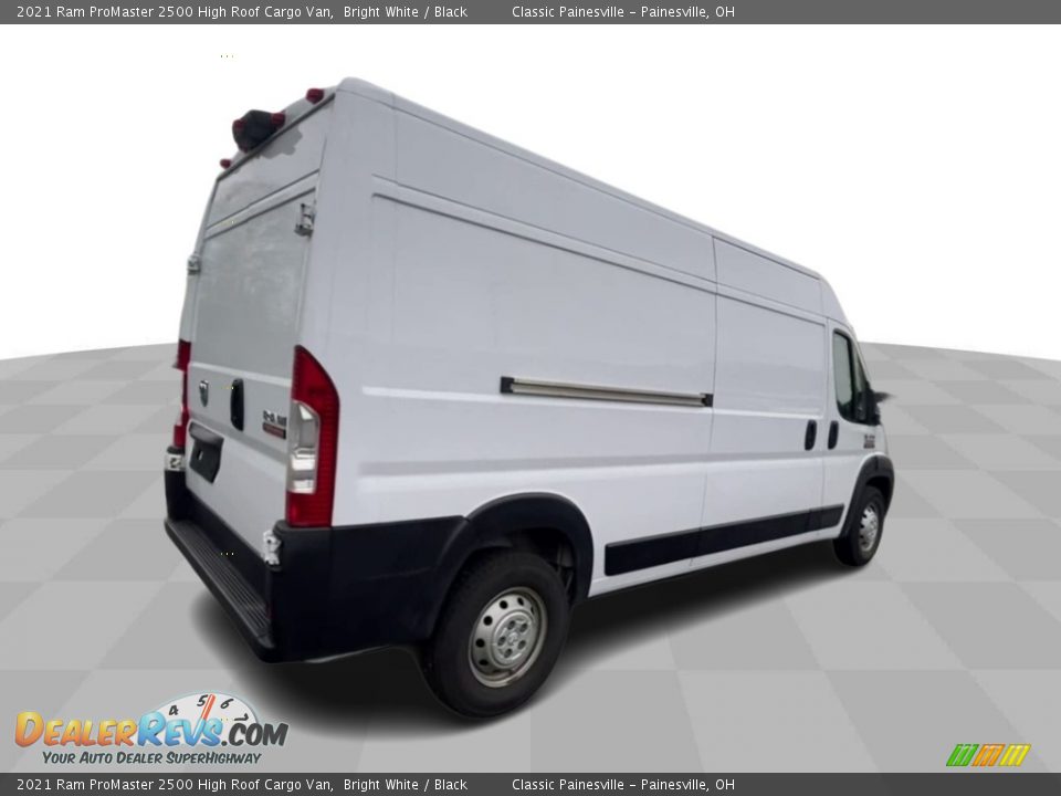 2021 Ram ProMaster 2500 High Roof Cargo Van Bright White / Black Photo #8