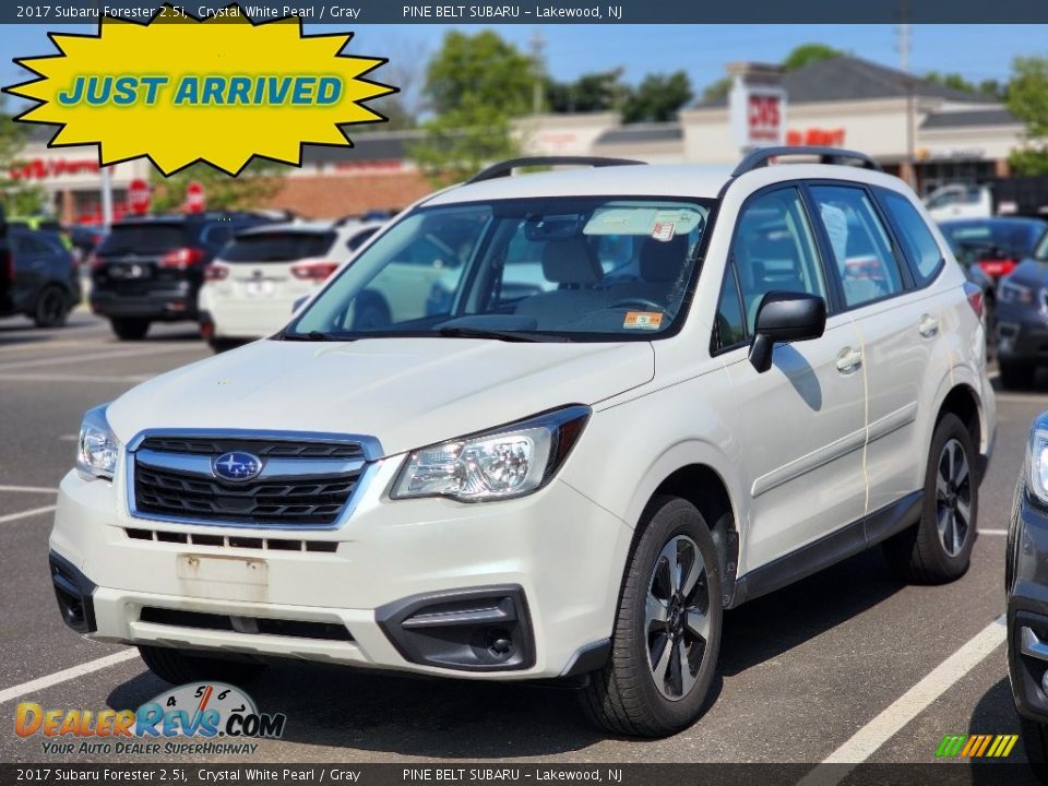 2017 Subaru Forester 2.5i Crystal White Pearl / Gray Photo #1