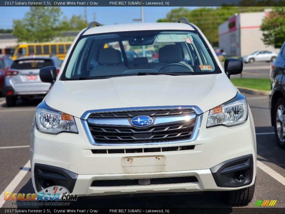 2017 Subaru Forester 2.5i Crystal White Pearl / Gray Photo #2