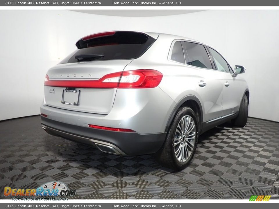 2016 Lincoln MKX Reserve FWD Ingot Silver / Terracotta Photo #19