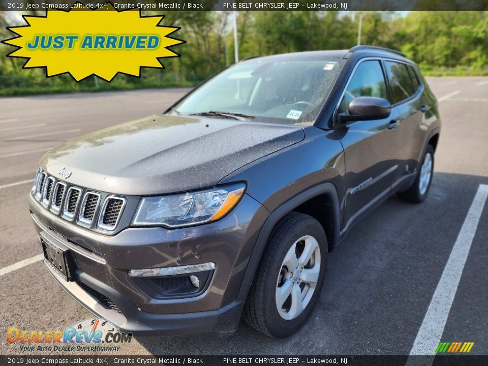 2019 Jeep Compass Latitude 4x4 Granite Crystal Metallic / Black Photo #1