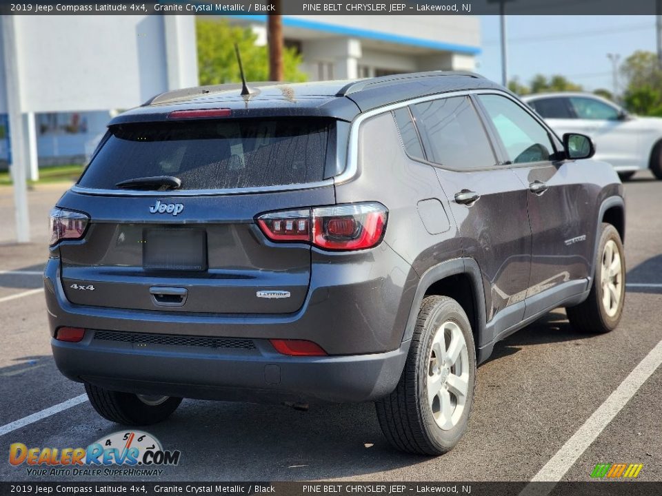 2019 Jeep Compass Latitude 4x4 Granite Crystal Metallic / Black Photo #3