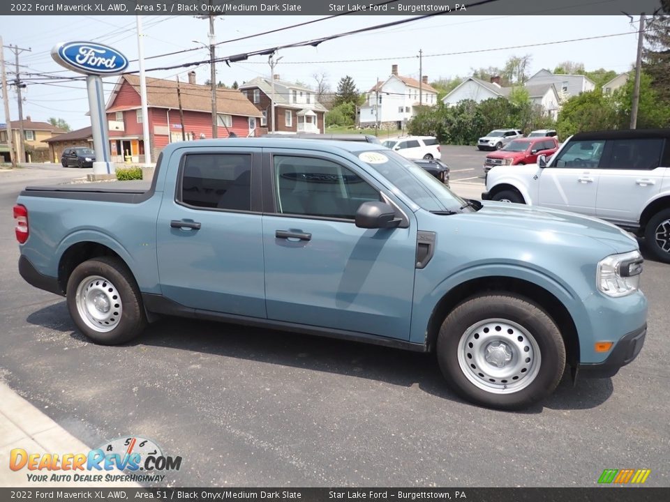 2022 Ford Maverick XL AWD Area 51 / Black Onyx/Medium Dark Slate Photo #6