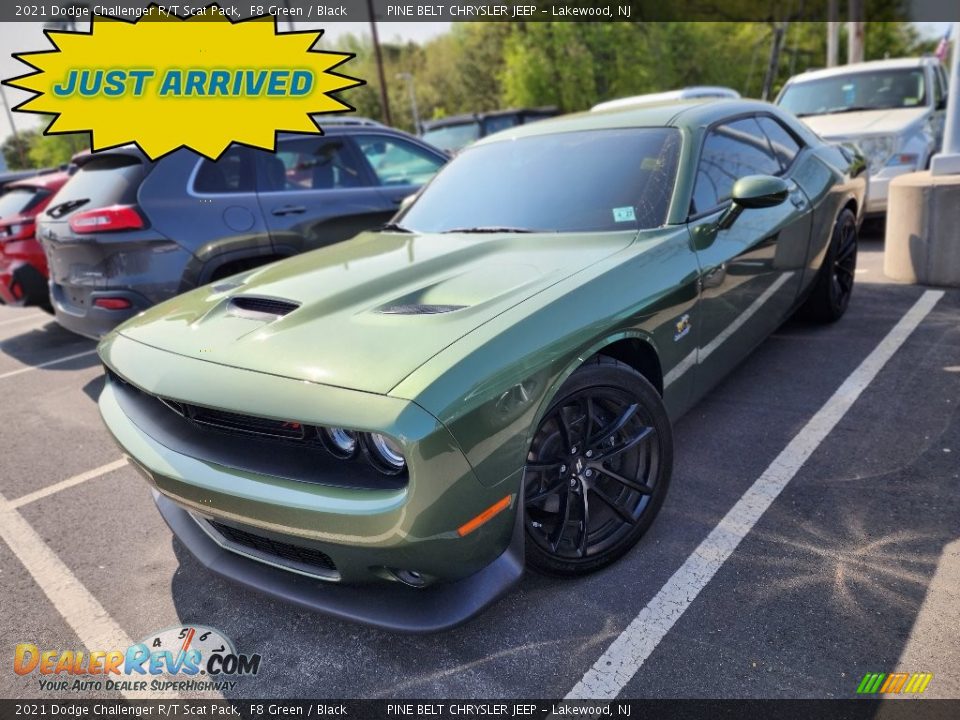 2021 Dodge Challenger R/T Scat Pack F8 Green / Black Photo #1