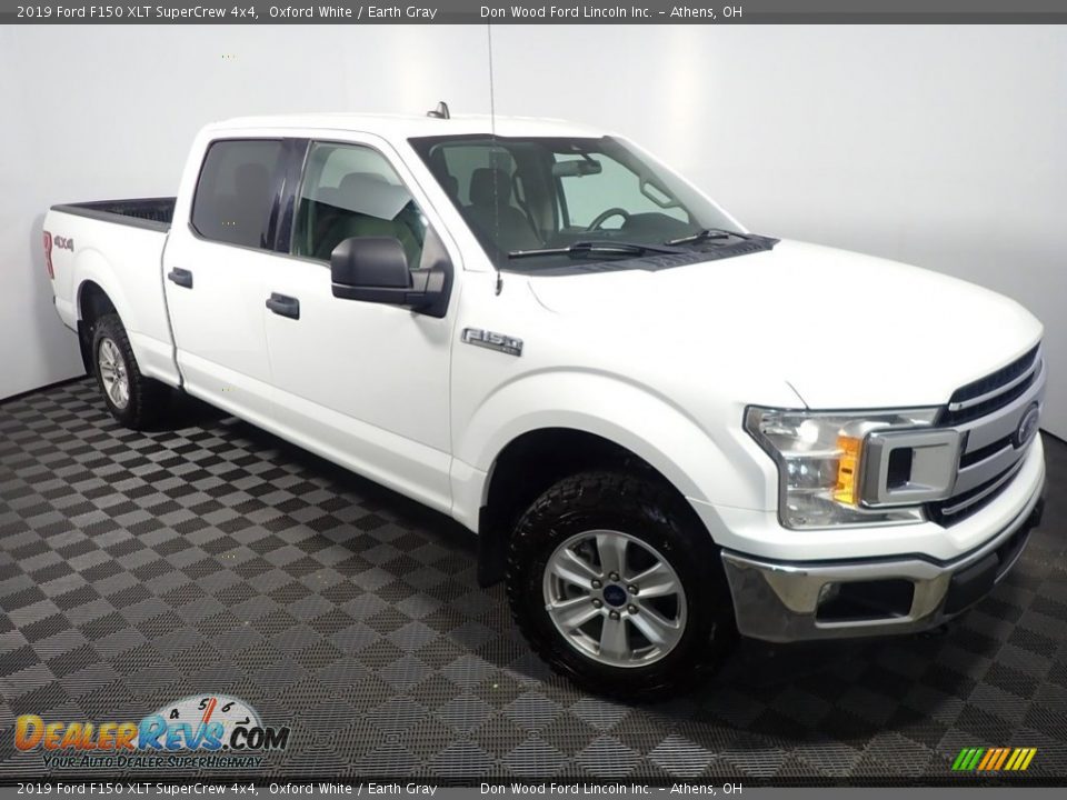 2019 Ford F150 XLT SuperCrew 4x4 Oxford White / Earth Gray Photo #3