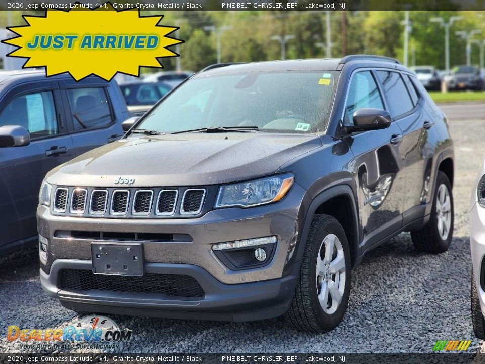 2020 Jeep Compass Latitude 4x4 Granite Crystal Metallic / Black Photo #1