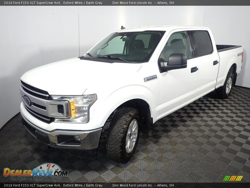 2019 Ford F150 XLT SuperCrew 4x4 Oxford White / Earth Gray Photo #9