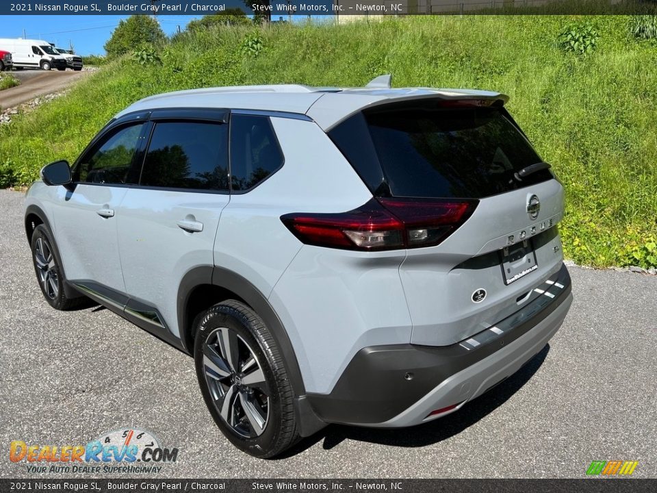 2021 Nissan Rogue SL Boulder Gray Pearl / Charcoal Photo #9