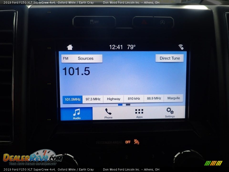 2019 Ford F150 XLT SuperCrew 4x4 Oxford White / Earth Gray Photo #24