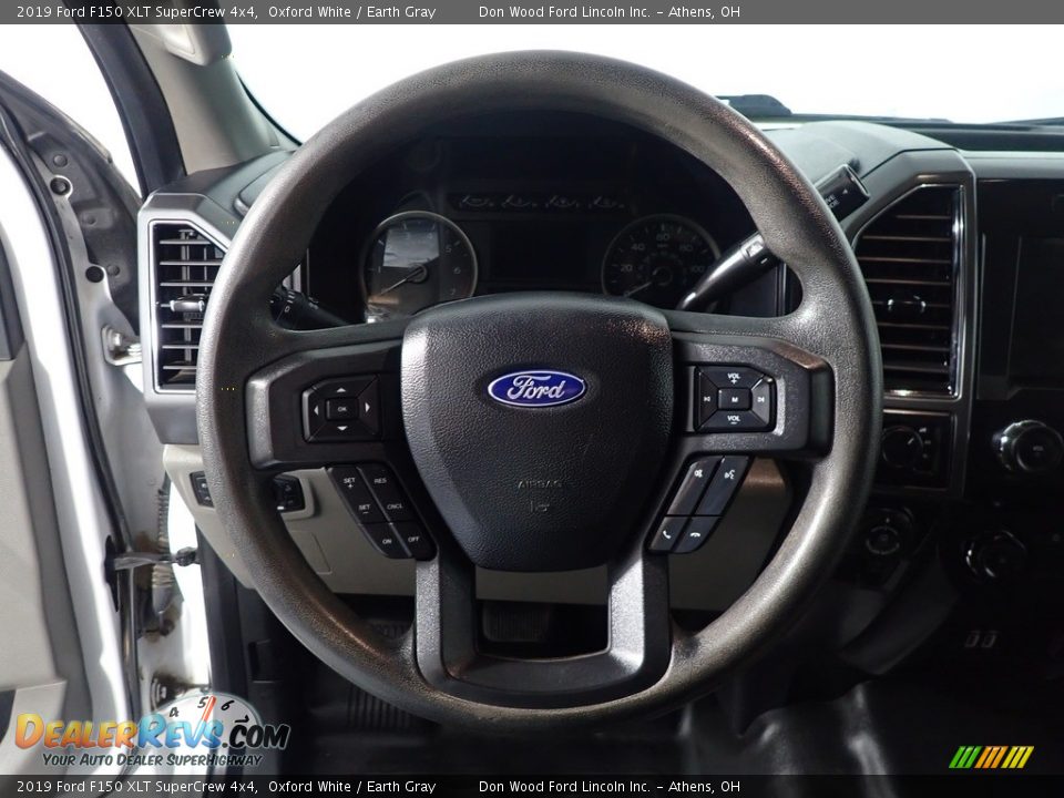 2019 Ford F150 XLT SuperCrew 4x4 Oxford White / Earth Gray Photo #25