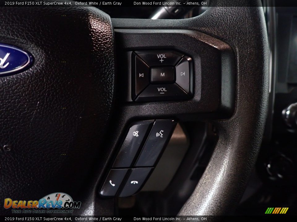 2019 Ford F150 XLT SuperCrew 4x4 Oxford White / Earth Gray Photo #28