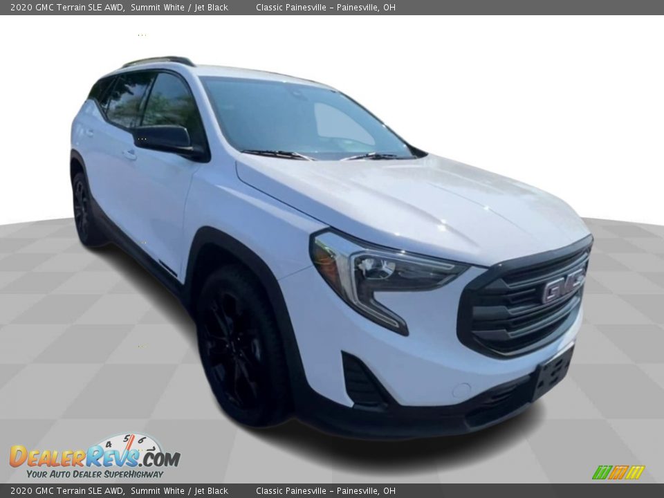 2020 GMC Terrain SLE AWD Summit White / Jet Black Photo #2