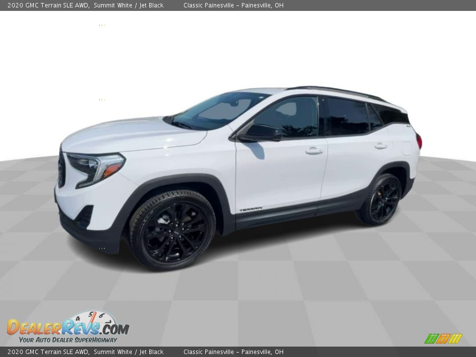 2020 GMC Terrain SLE AWD Summit White / Jet Black Photo #4