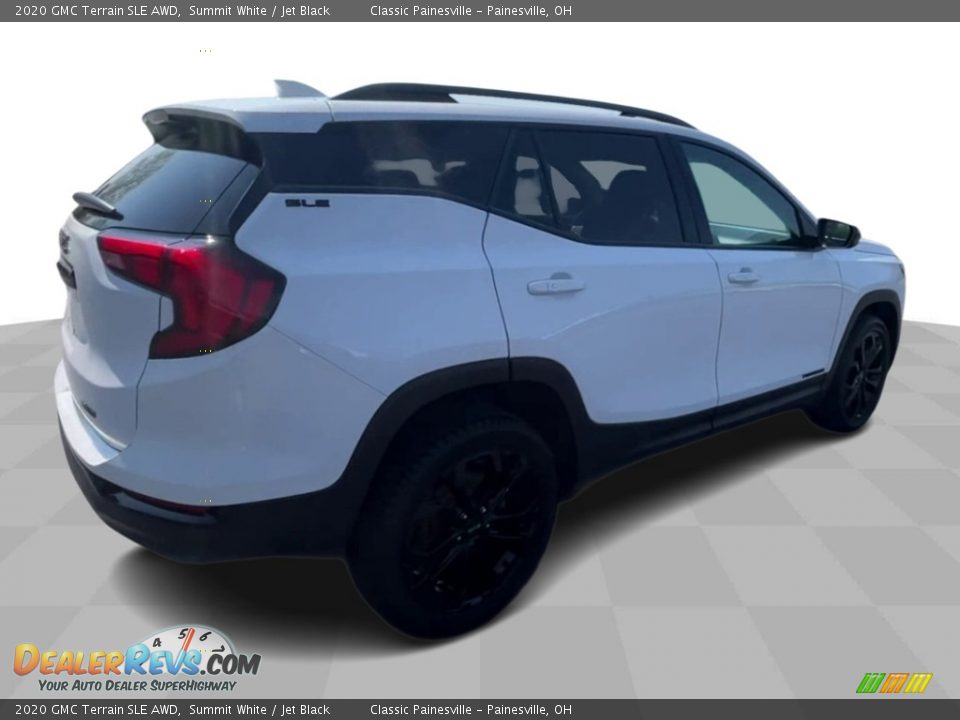 2020 GMC Terrain SLE AWD Summit White / Jet Black Photo #8