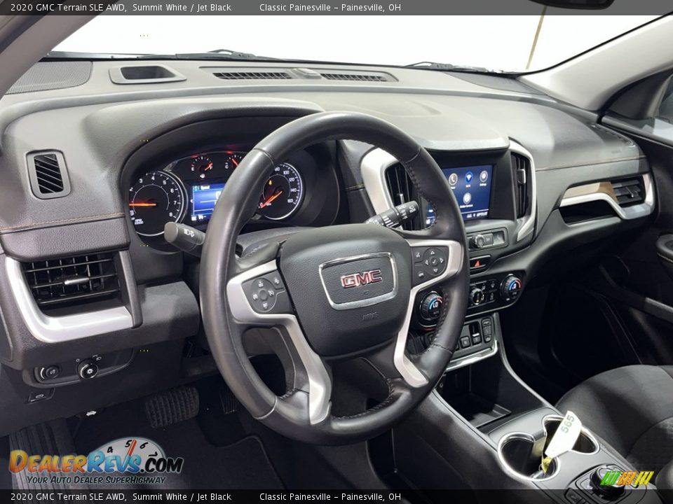 2020 GMC Terrain SLE AWD Summit White / Jet Black Photo #10