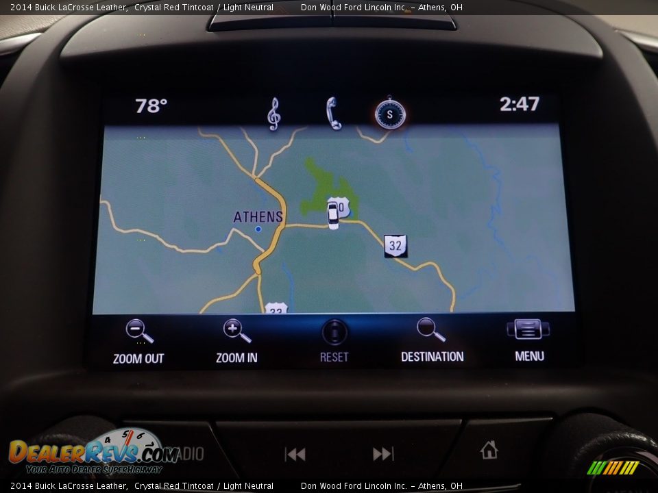 2014 Buick LaCrosse Leather Crystal Red Tintcoat / Light Neutral Photo #2