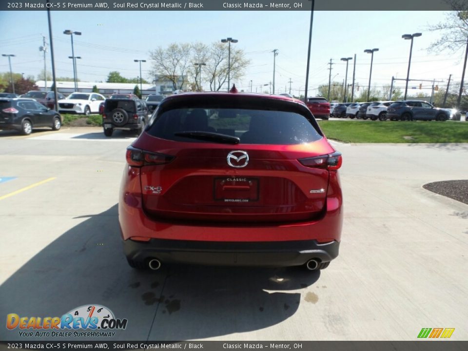 2023 Mazda CX-5 S Premium AWD Soul Red Crystal Metallic / Black Photo #5