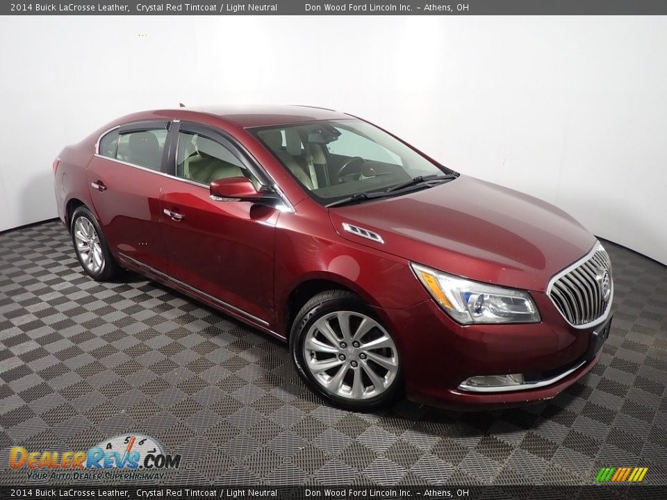 2014 Buick LaCrosse Leather Crystal Red Tintcoat / Light Neutral Photo #4