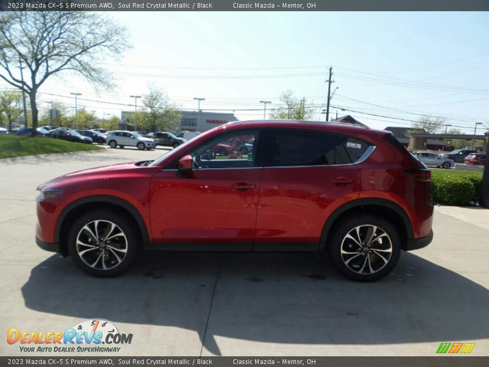 2023 Mazda CX-5 S Premium AWD Soul Red Crystal Metallic / Black Photo #6