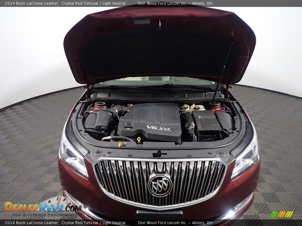 2014 Buick LaCrosse Leather Crystal Red Tintcoat / Light Neutral Photo #7
