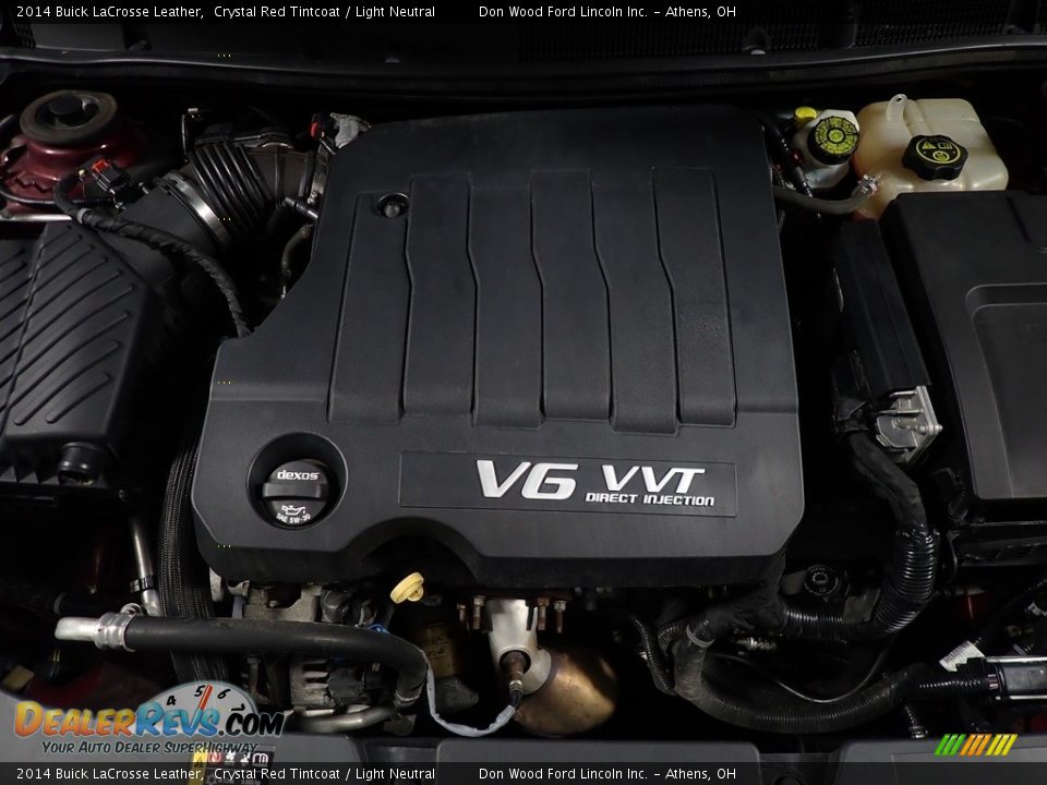 2014 Buick LaCrosse Leather Crystal Red Tintcoat / Light Neutral Photo #8