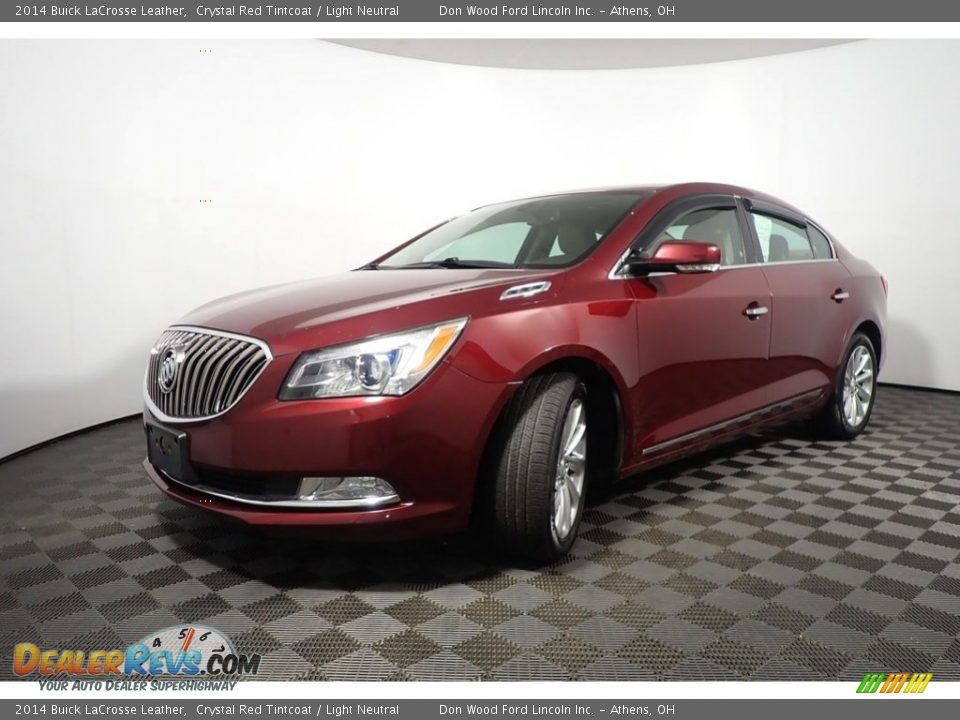 2014 Buick LaCrosse Leather Crystal Red Tintcoat / Light Neutral Photo #9
