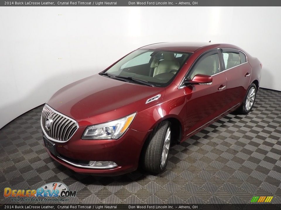 2014 Buick LaCrosse Leather Crystal Red Tintcoat / Light Neutral Photo #10