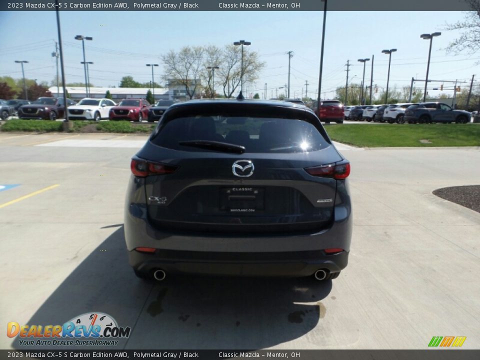2023 Mazda CX-5 S Carbon Edition AWD Polymetal Gray / Black Photo #5