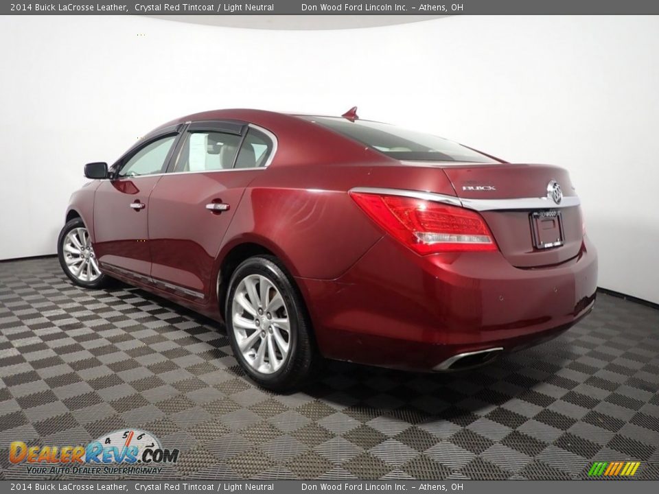 2014 Buick LaCrosse Leather Crystal Red Tintcoat / Light Neutral Photo #12