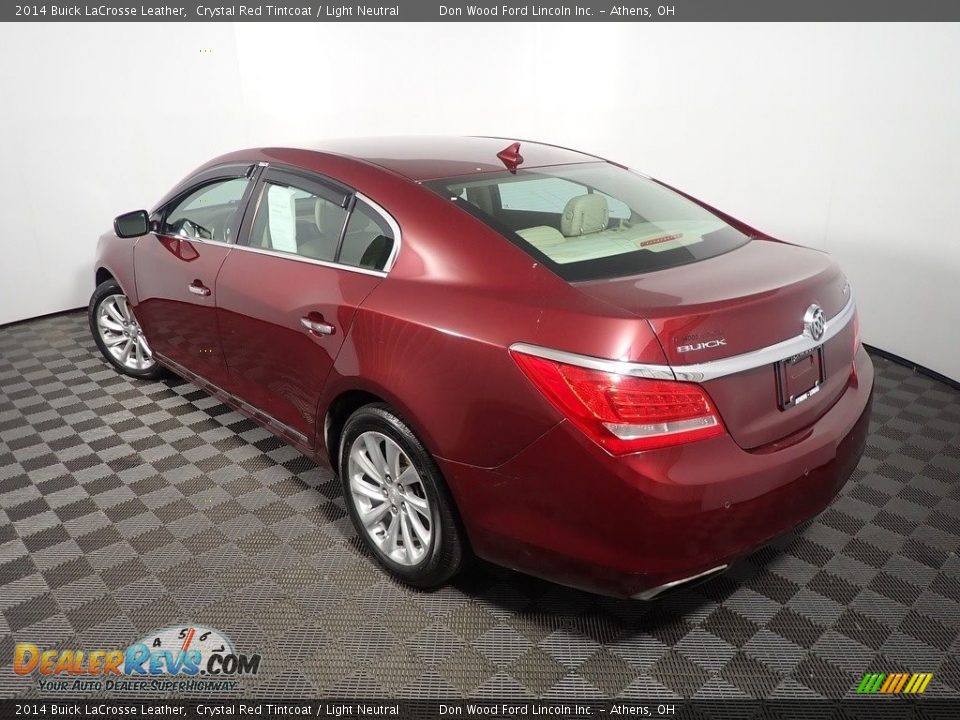 2014 Buick LaCrosse Leather Crystal Red Tintcoat / Light Neutral Photo #13