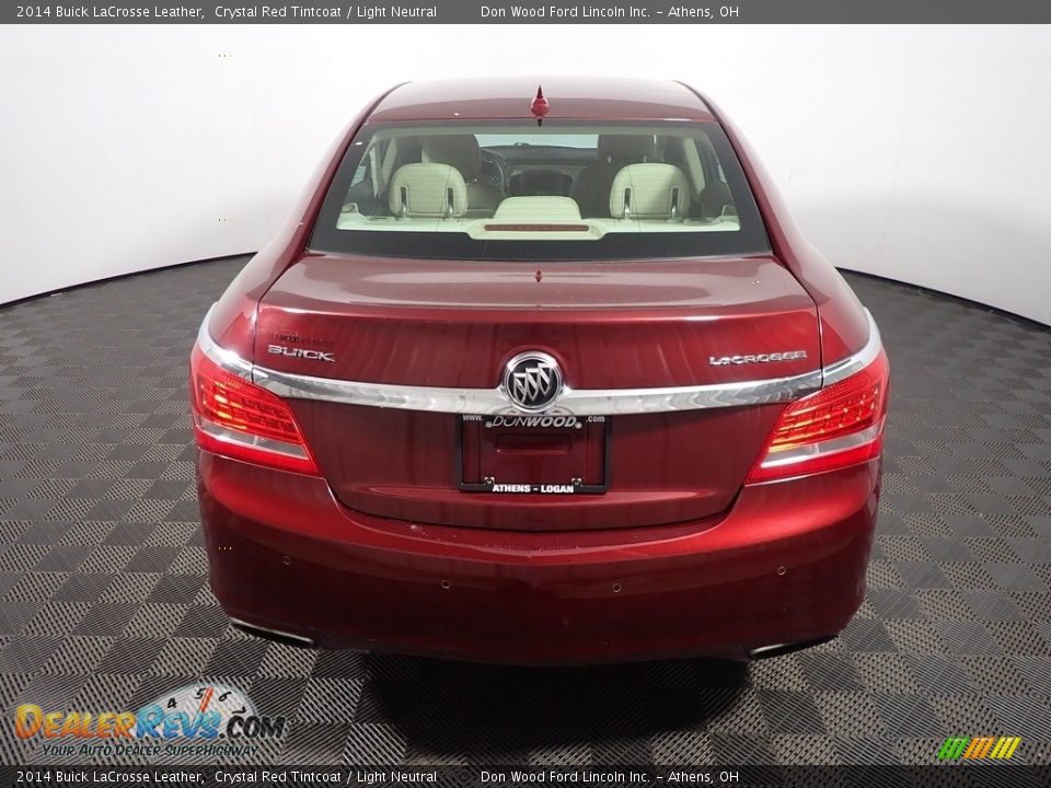 2014 Buick LaCrosse Leather Crystal Red Tintcoat / Light Neutral Photo #14