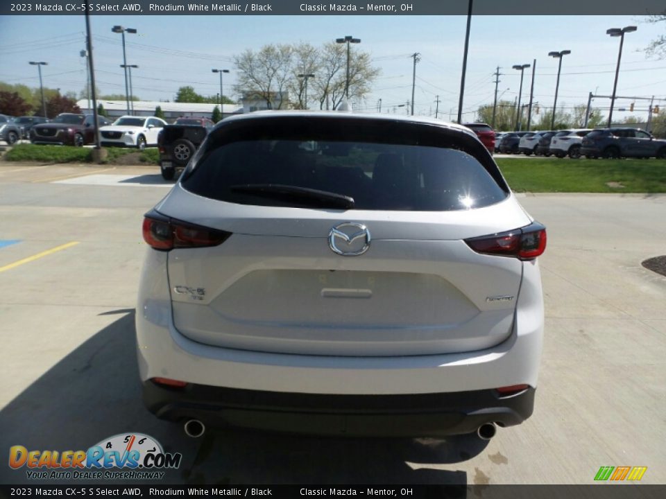 2023 Mazda CX-5 S Select AWD Rhodium White Metallic / Black Photo #5