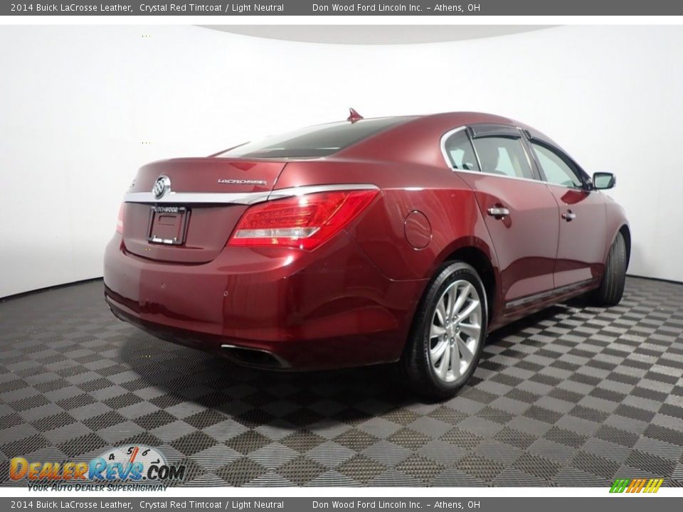 2014 Buick LaCrosse Leather Crystal Red Tintcoat / Light Neutral Photo #17