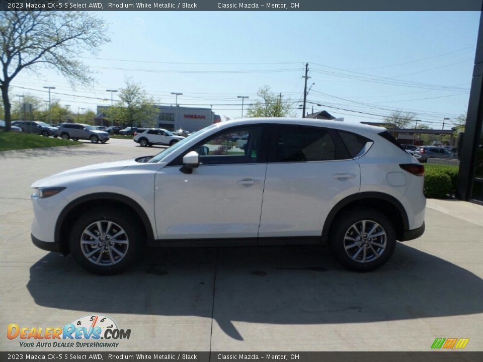 2023 Mazda CX-5 S Select AWD Rhodium White Metallic / Black Photo #6