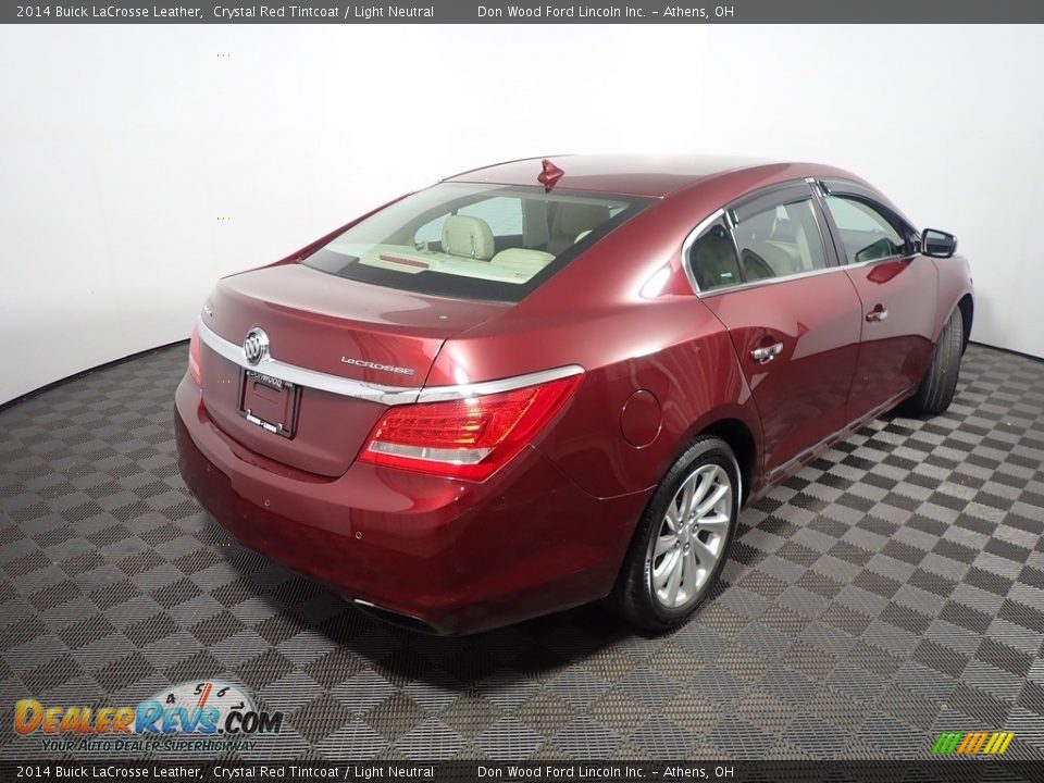 2014 Buick LaCrosse Leather Crystal Red Tintcoat / Light Neutral Photo #18