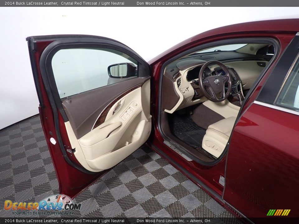 2014 Buick LaCrosse Leather Crystal Red Tintcoat / Light Neutral Photo #19