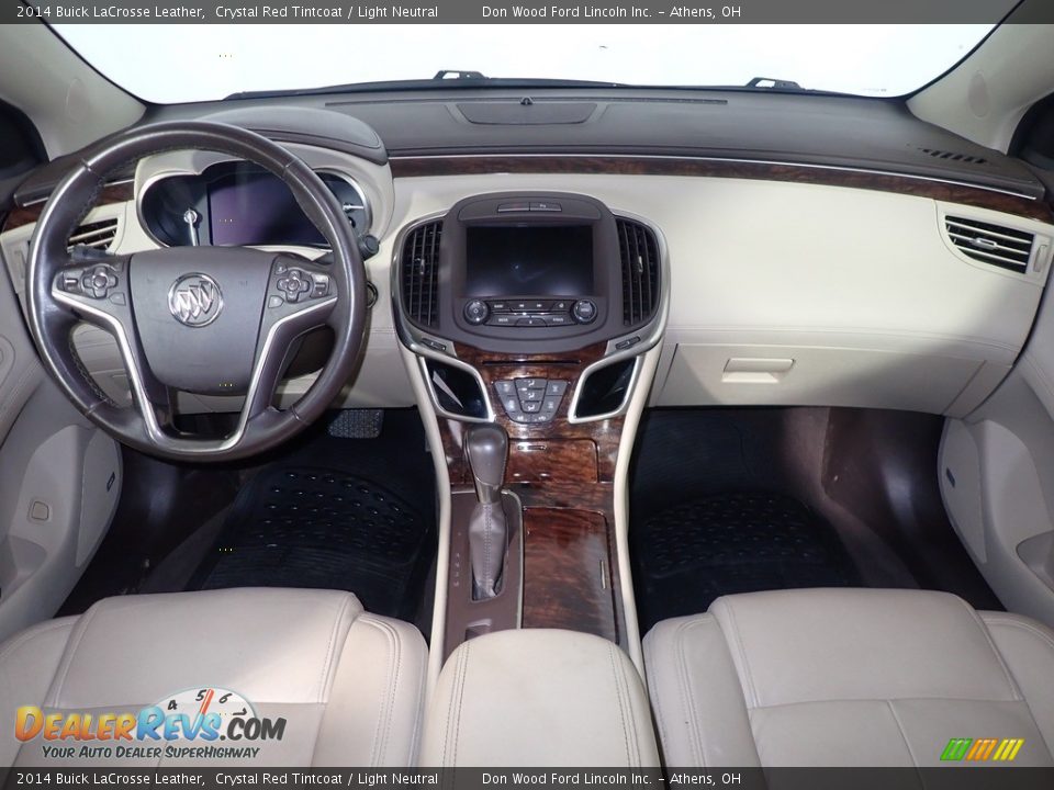2014 Buick LaCrosse Leather Crystal Red Tintcoat / Light Neutral Photo #23
