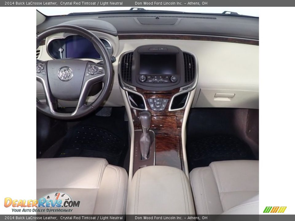 2014 Buick LaCrosse Leather Crystal Red Tintcoat / Light Neutral Photo #24