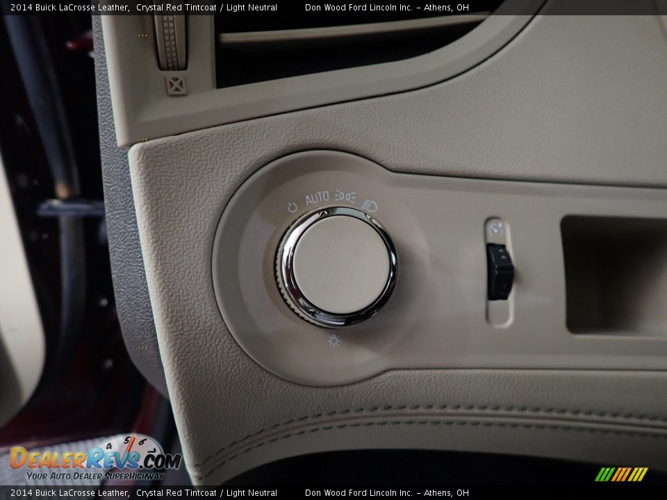 2014 Buick LaCrosse Leather Crystal Red Tintcoat / Light Neutral Photo #30