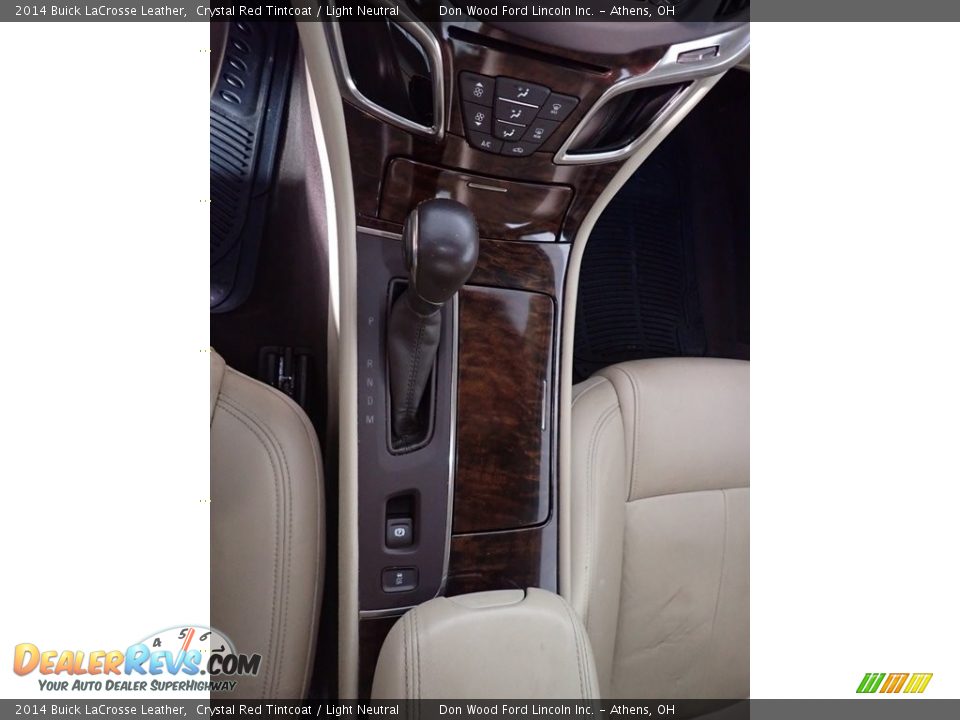 2014 Buick LaCrosse Leather Crystal Red Tintcoat / Light Neutral Photo #31