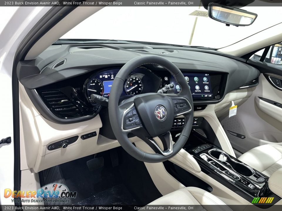 2023 Buick Envision Avenir AWD White Frost Tricoat / Whisper Beige Photo #10