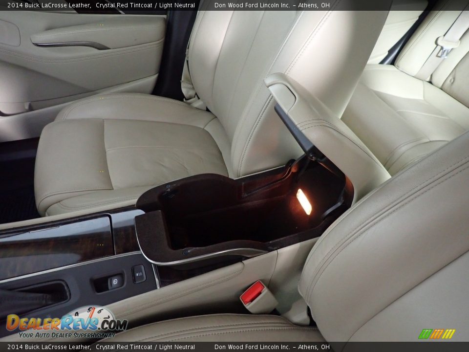 2014 Buick LaCrosse Leather Crystal Red Tintcoat / Light Neutral Photo #32