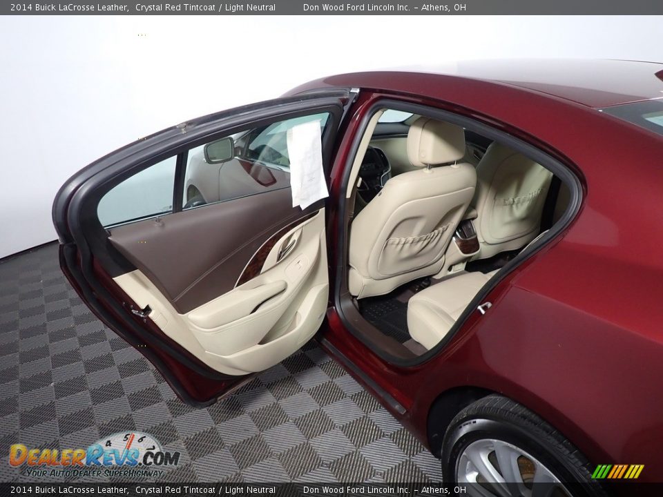 2014 Buick LaCrosse Leather Crystal Red Tintcoat / Light Neutral Photo #33