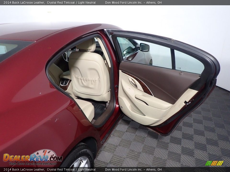 2014 Buick LaCrosse Leather Crystal Red Tintcoat / Light Neutral Photo #35