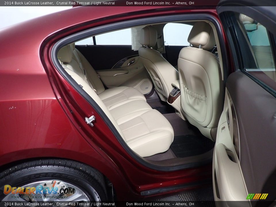 2014 Buick LaCrosse Leather Crystal Red Tintcoat / Light Neutral Photo #36