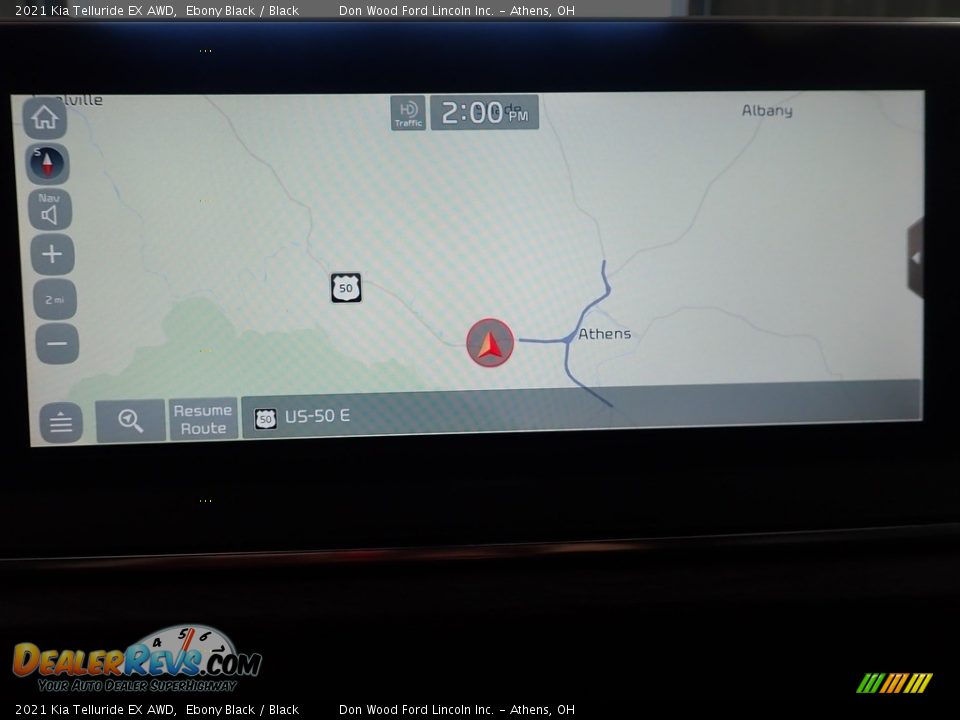 2021 Kia Telluride EX AWD Ebony Black / Black Photo #3