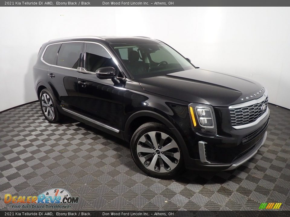 2021 Kia Telluride EX AWD Ebony Black / Black Photo #5