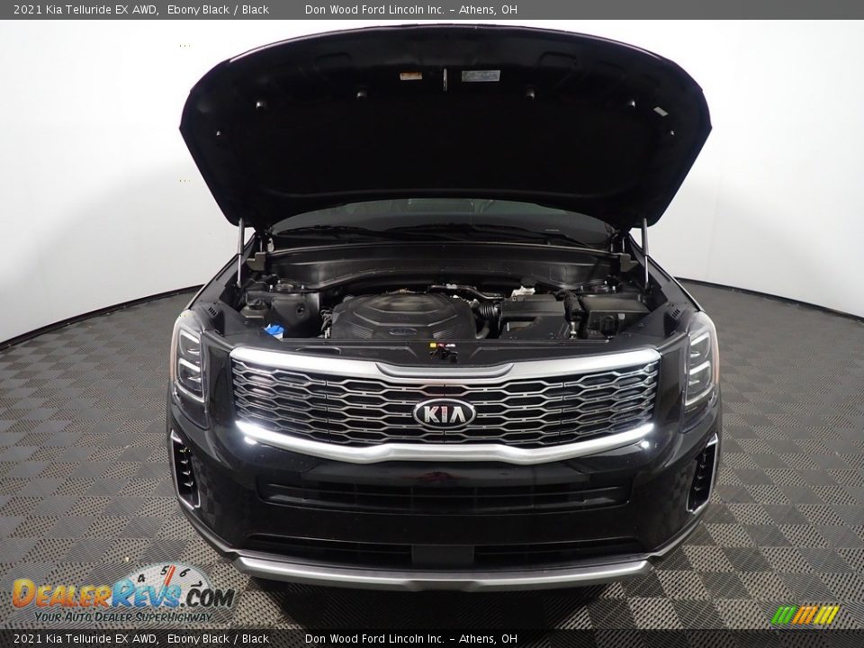 2021 Kia Telluride EX AWD Ebony Black / Black Photo #8
